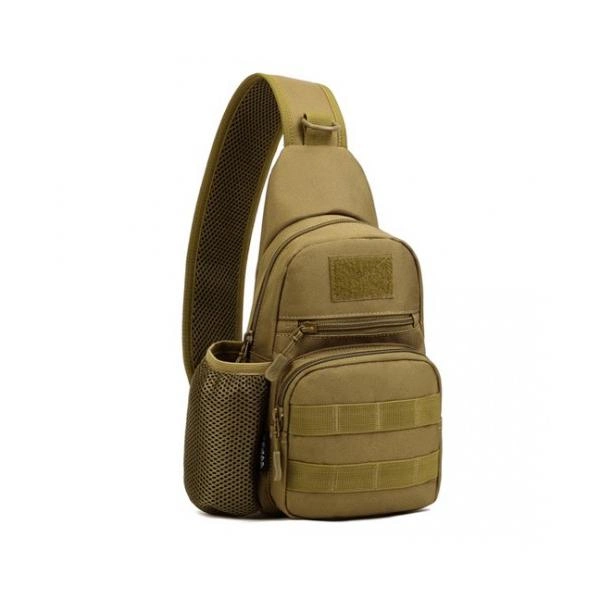Сумка-рюкзак EDC тактична військова однолямкова X216 Coyote (gr_006876) - зображення 1