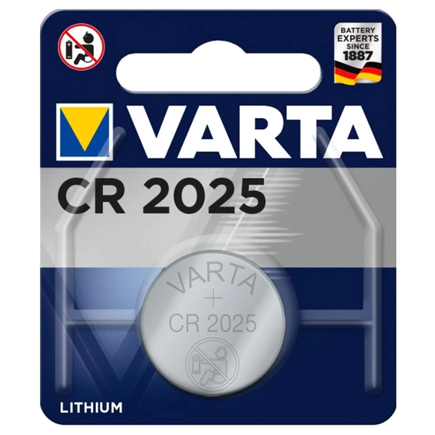 Батарейка Varta CR2025 Lithium 3V - зображення 1