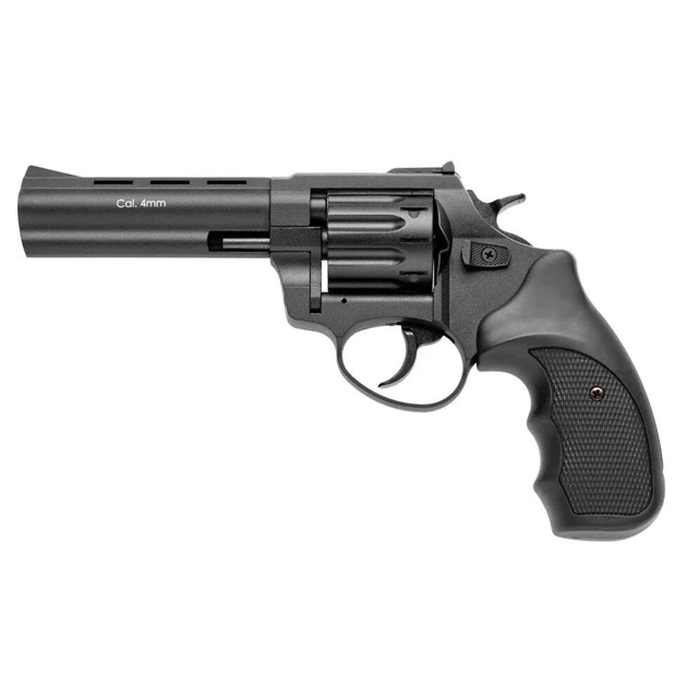 Револьвер под патрон Флобера Stalker 4.5" черная рукоятка (ST45S) 170 м/с - изображение 1