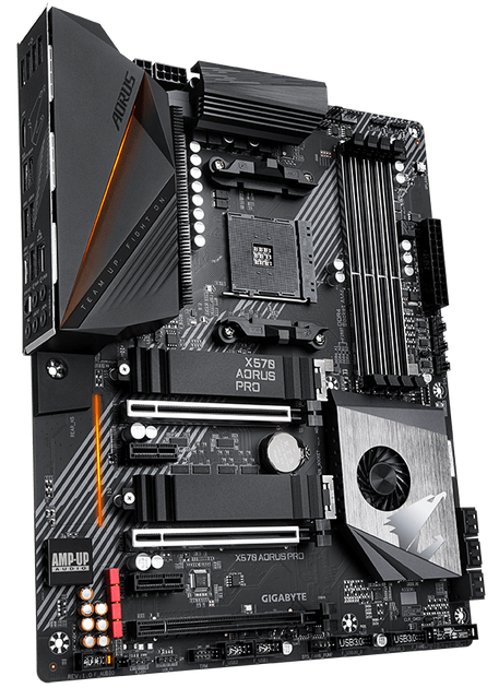Материнская плата Gigabyte X570 Aorus Pro (sAM4, AMD X570, PCI-Ex16) - зображення 2