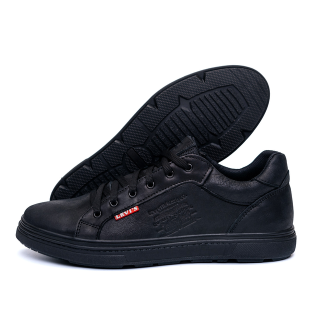 Мужские кожаные кроссовки Levis 32Bl Black Р. 40 от продавца ...
