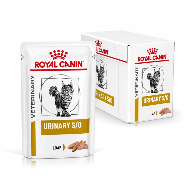 Opakowanie mokrej karmy dla dorosłych kotów Royal Canin Urinary S/O Cat Loaf 12 x 85 g (9003579010471) - obraz 4