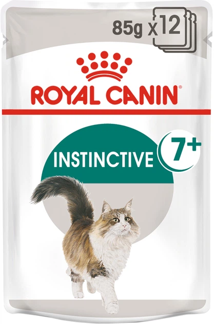 Mokra karma dla starszych kotów ROYAL CANIN Instinctive 7+ kawałki w sosie - saszetki 12x85g (9003579310182) (92695) - obraz 3