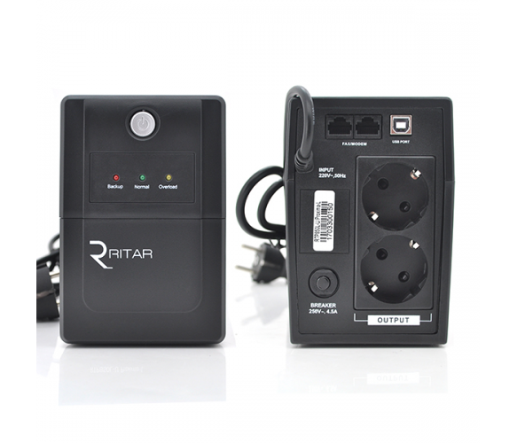 ИБП Ritar RTP650L-U (390W) линейно-интерактивный - изображение 3