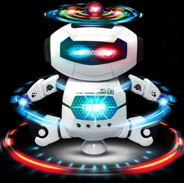 Танцующий светящийся робот Dancing Robot | Детская игрушка музыкальный робот - изображение 6