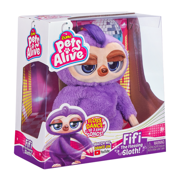 Интерактивная мягкая игрушка PETS ALIVE – ТАНЦУЮЩИЙ ЛЕНИВЕЦ (9516) - изображение 2
