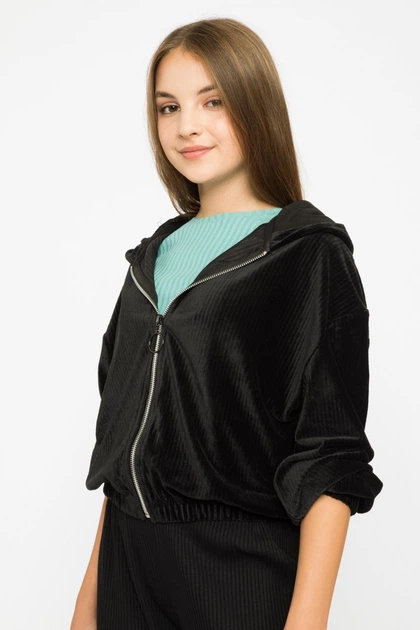 Толстовка Reporter Young 146 см Черный (5900703749471) - Фото 2 Толстовка Reporter Young 146 см Черный (5900703749471) - изображение 2