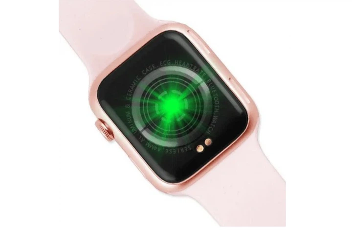 Розумний Смарт Годинник Smart Watch бездротова зарядка для ios/android Х7 Рожевий - зображення 3