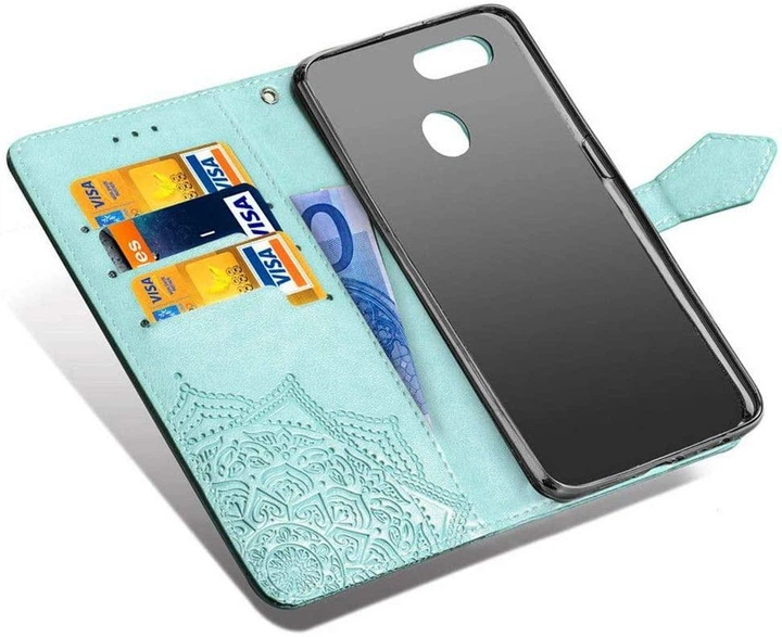 Чехол Vintage для Xiaomi Mi 8 Lite книжка кожа PU бирюзовый - Фото 6 Чехол Vintage для Xiaomi Mi 8 Lite книжка кожа PU бирюзовый - изображение 6