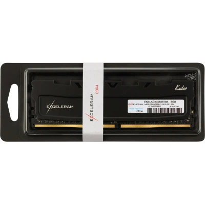 Модуль пам'яті для комп'ютера DDR4 8GB 2666MHz Black Kudos eXceleram (EKBLACK4082619A) - Фото 3 Модуль пам'яті для комп'ютера DDR4 8GB 2666MHz Black Kudos eXceleram (EKBLACK4082619A) - зображення 3