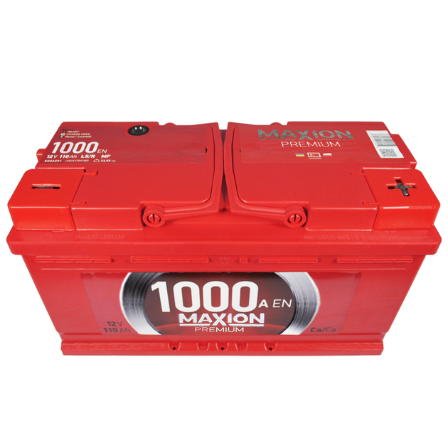 Автомобільний акумулятор MAXION Premium 110Аh 1000A R+ - изображение 2