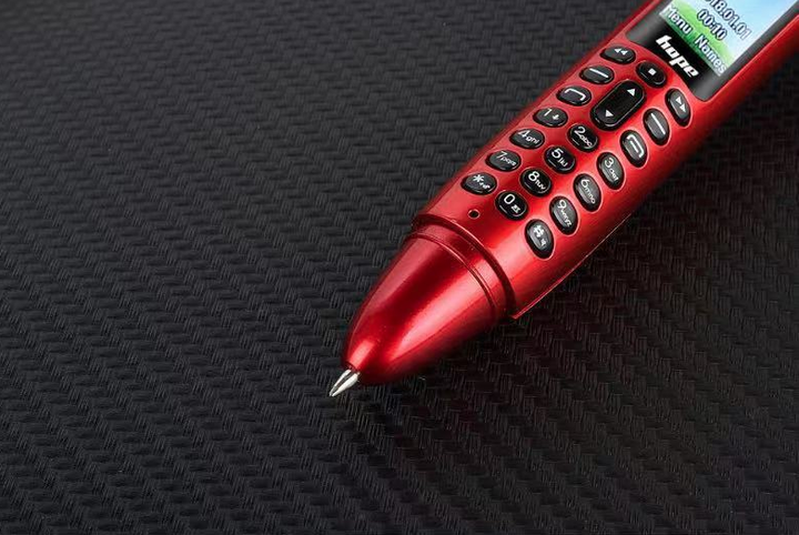 Мобільний телефон Uniwa AK 007 ручка портативний з камерою 0.08 MP І Bluetooth Червоний - Фото 2 Мобільний телефон Uniwa AK 007 ручка портативний з камерою 0.08 MP І Bluetooth Червоний - зображення 2