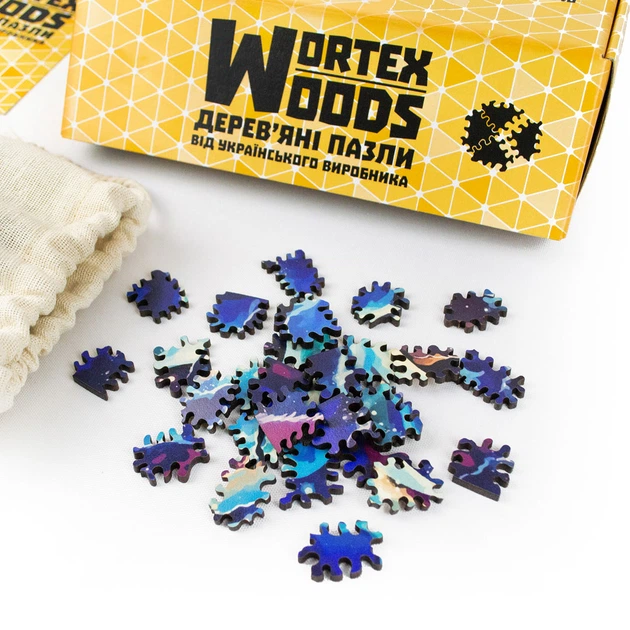 Деревяний Пазл Земля The Wortex 30x30 см (PZL20001S) - зображення 3