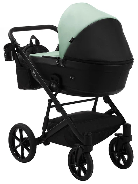Коляска 2 в 1 Bair Kiwi ECO BK-8/15 м'ятний / чорний - Фото 5 Коляска 2 в 1 Bair Kiwi ECO BK-8/15 м'ятний / чорний - зображення 5