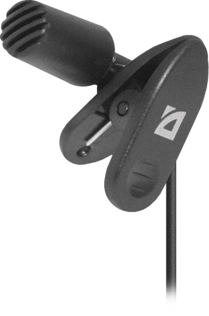Микрофон Defender MIC-109 Black, на прищепке - Фото 1 Микрофон Defender MIC-109 Black, на прищепке - изображение 1