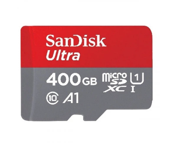 Карта пам'яті microSDXC (UHS-1) SanDisk Ultra 400Gb class 10 A1 (120Mb/s) - Фото 1 Карта пам'яті microSDXC (UHS-1) SanDisk Ultra 400Gb class 10 A1 (120Mb/s) - изображение 1