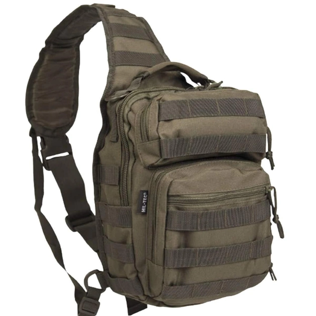 Рюкзак тактичний Mil-Tec Assault Pack Small One Strap Green - зображення 1