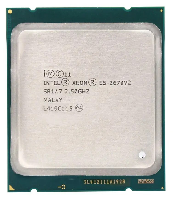 Процессор Intel® Xeon® E5-2670 v2 10 ядер / 20 потоков, LGA2011 2.50GHz ...