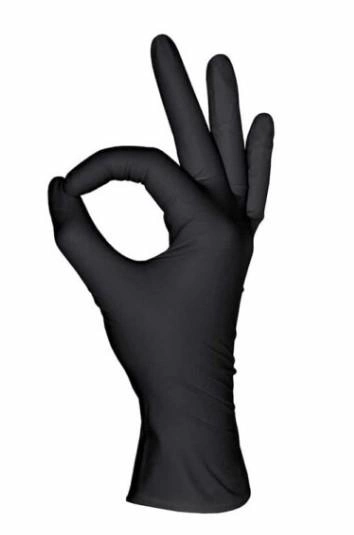 Перчатки нитриловые L черные Mediok неопудренные 100 шт - изображение 2
