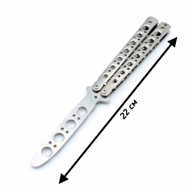 нож складной тренировочный XIN XU 224-1 Серебро (t4793) - изображение 2