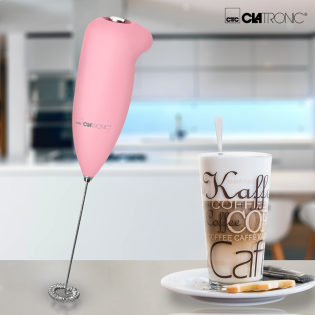 Вспениватель молока капучинатор Clatronic MS 3089 Pink - изображение 4