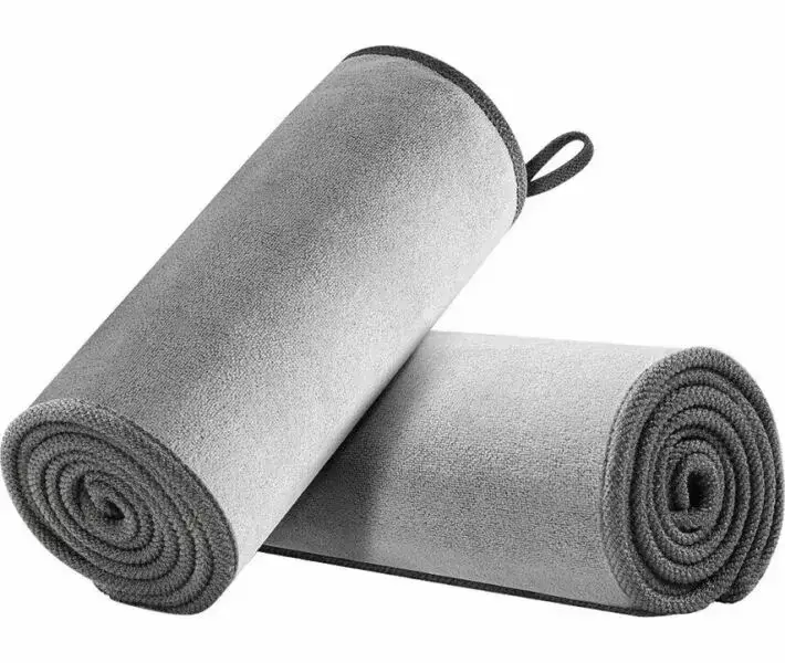 Микрофибровое полотенце для мытья автомобиля Baseus Easy life car washing towel 40x40сm Grey 2 шт (CRXCMJ-0G) - изображение 4