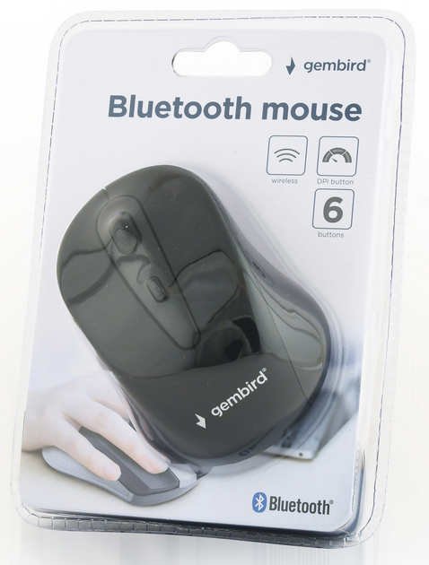 Мышь Gembird MUSWB2 Bluetooth Black - изображение 3