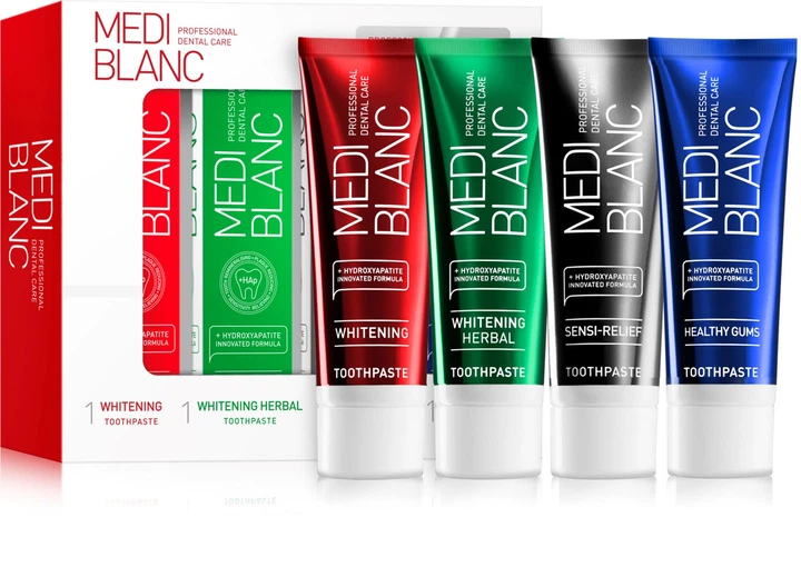 Набір зубних паст MEDIBLANC Dental Care Complete Dental Care 4 х 50 мл