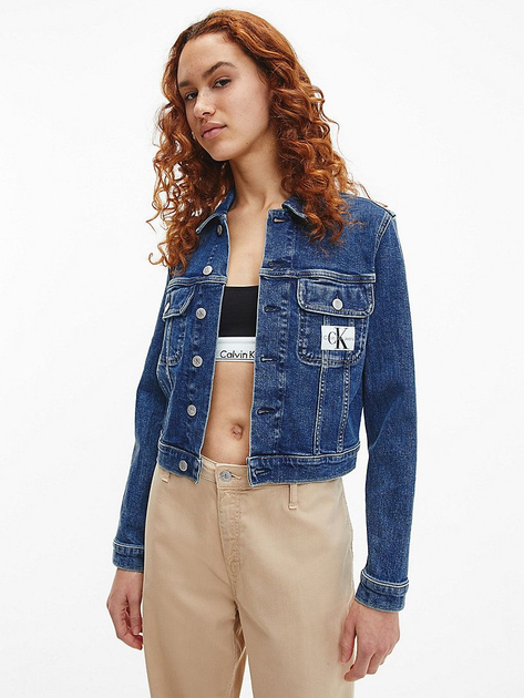 calvin klein blue jean jacket