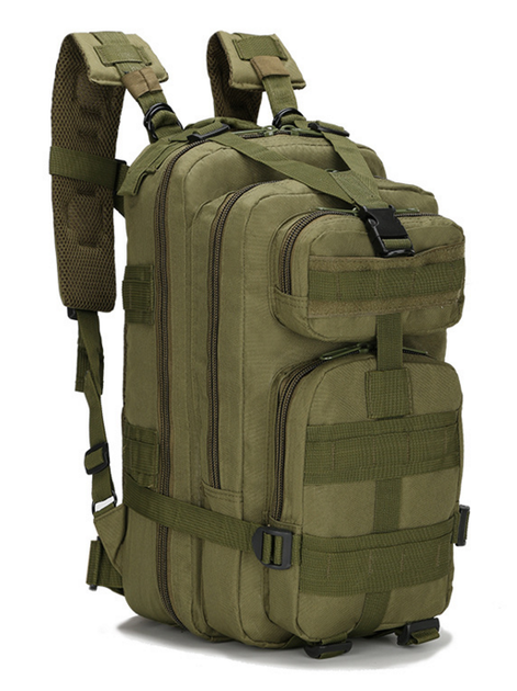 Тактический штурмовой военный городской рюкзак ForTactic на 23-25литров Хаки - изображение 1