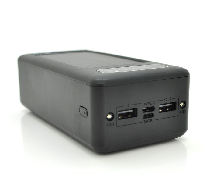Портативная зарядка на солнечных батареях Power bank Solar PLO-SP30G ...