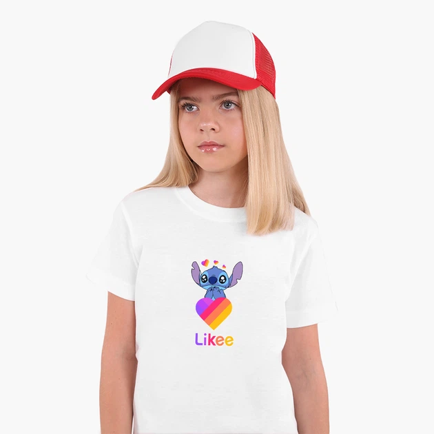 Детская футболка Лайк Стич (Likee Stitch) (9224-1596) 110-116 см Хлопок Белый - изображение 6