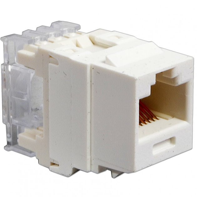Модуль Panduit RJ45, Keystone, UTP, cat.6, NetKey, NK688MAW низькі