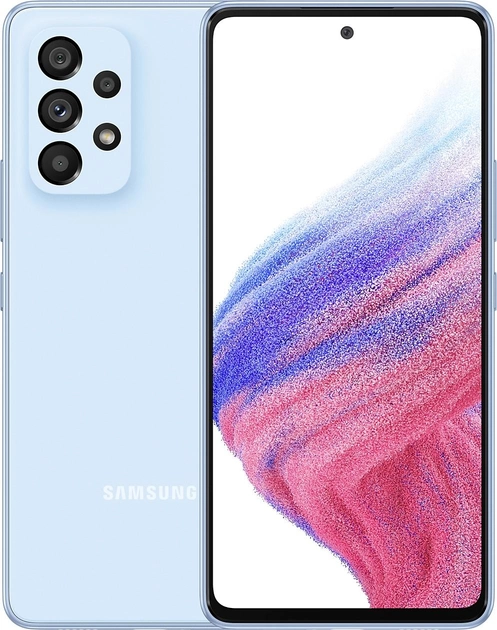 Мобильный телефон Samsung Galaxy A53 5G 8/256GB Light Blue (SM-A536ELBHSEK) - изображение 1