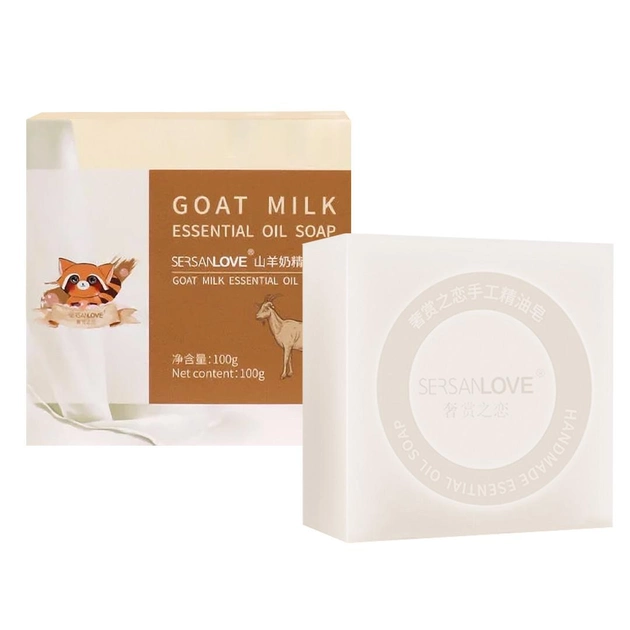 Мыло с козьим молоком Sersan Love Goats Milk Essential Oil Soap 