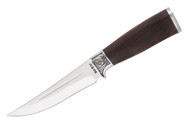 Мисливський ніж у чохлі з дерев'яною ручкою GP NO942 27см - зображення 1