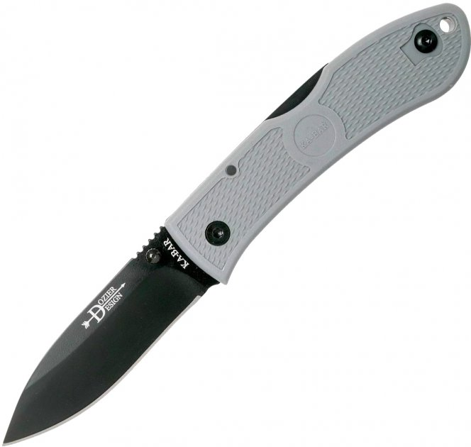 Нож KA-BAR Dozier Folding Hunter Черный-Серый - изображение 1