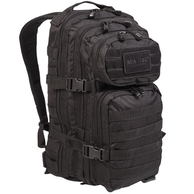 Тактический Рюкзак Mil-Tec Small Assault Pack 20 л 420 x 200 x 250 мм Черный (14002002) - изображение 1