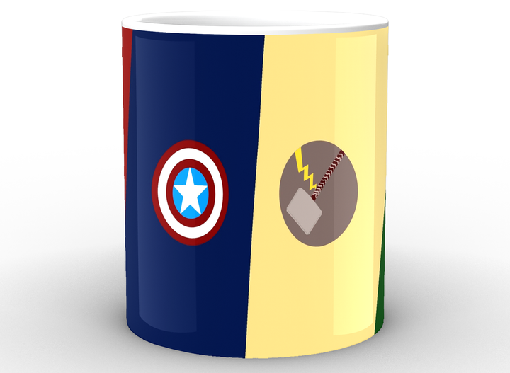 Кружка GeekLand біла Avengers Месники лого AG.02.011 - зображення 2