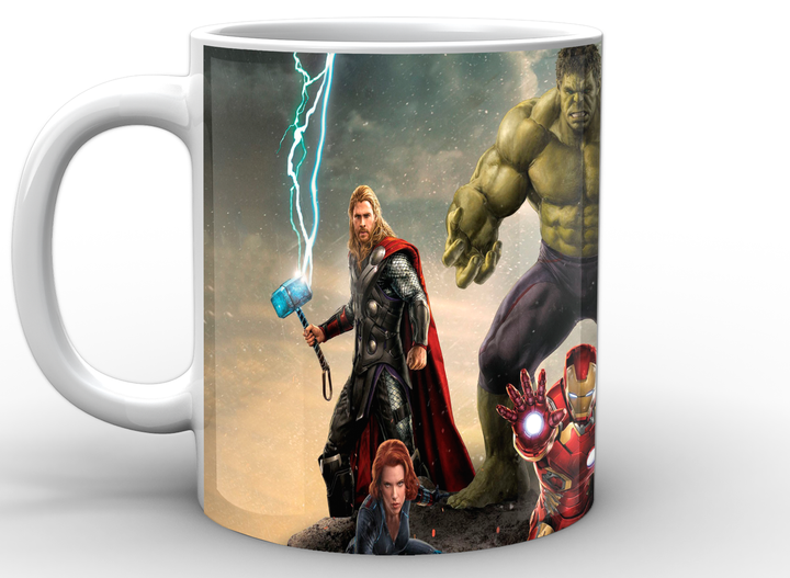 Кружка GeekLand белая Avengers Мстители с халком AG.02.036 - Фото 3 Кружка GeekLand белая Avengers Мстители с халком AG.02.036 - изображение 3