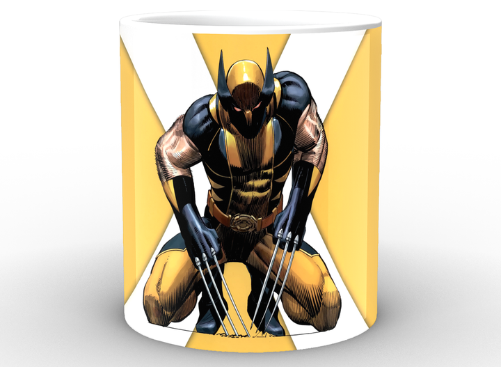 Чашка с принтом Росомаха Wolverine Люди Икс WR.02.009 Кружка керамическая 0,33 - изображение 2