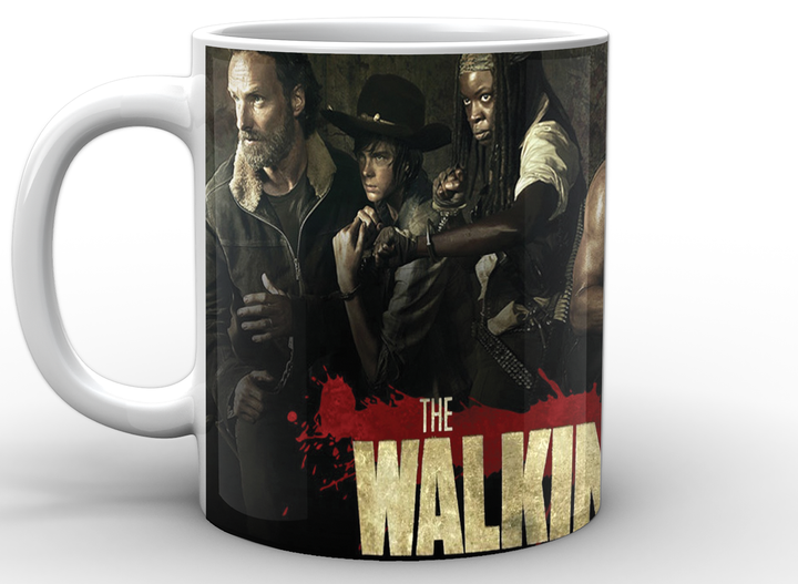 Чашка с принтом белая Ходячие Мертвецы The Walking Dead постер WD.02.013 Кружка керамическая 0,33 - изображение 3