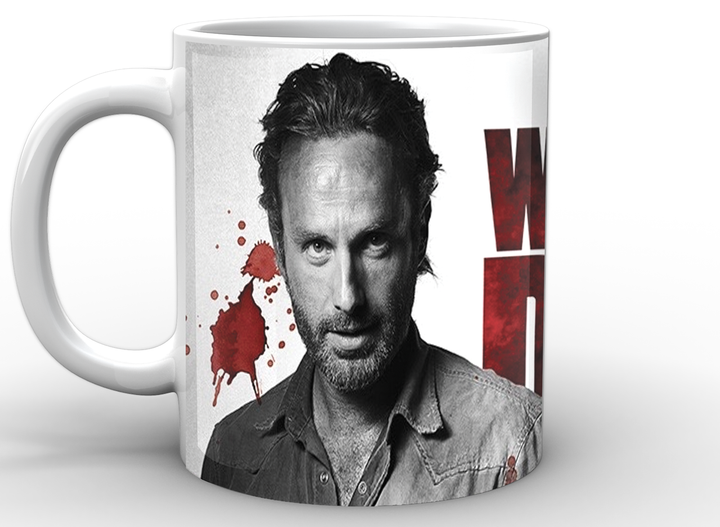 Кружка GeekLand белая Ходячие Мертвецы The Walking Dead Рик Граймс WD.02.025 - изображение 3