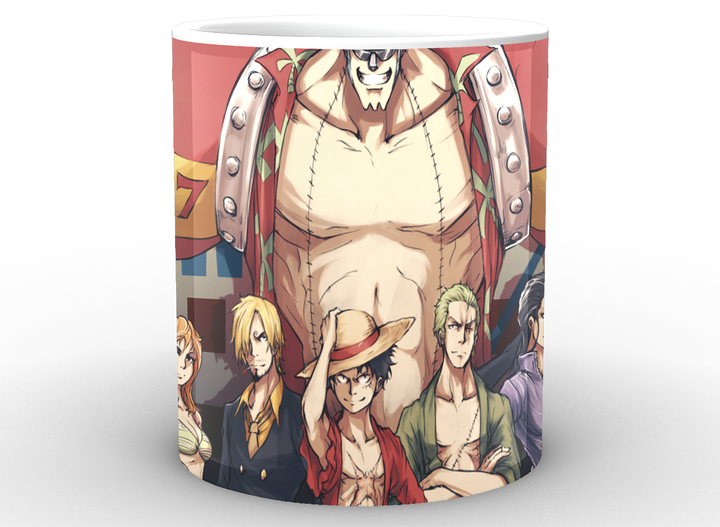 Кружка Geek Land белая Большой куш One Piece все персонажи OP.02.003 - изображение 2
