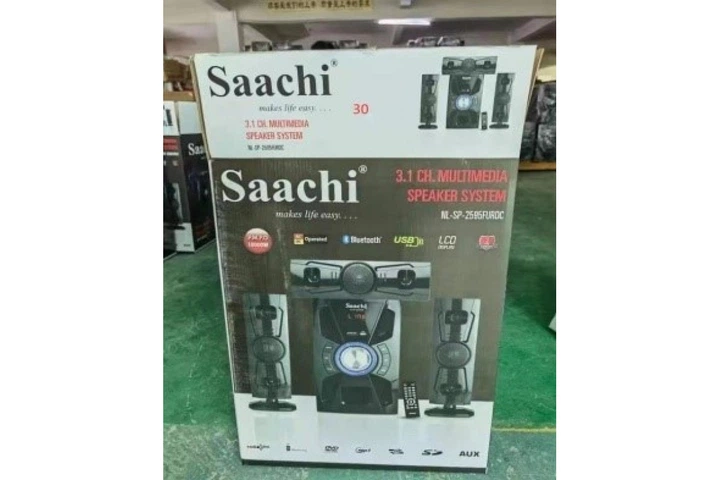 Портативная колонка Saachi NL-SP-2595FURDC Black 60W (Музыкальный центр) - изображение 2