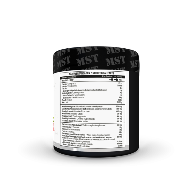 MST® Creatine Kick 7in1 | Креатин кик 7 в 1 Клубника Киви 30 порций 300 грамм - изображение 2