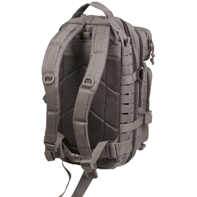 Рюкзак тактический Mil-Tec US Assault Pack SM Laser Cut 20 л Grey - изображение 2