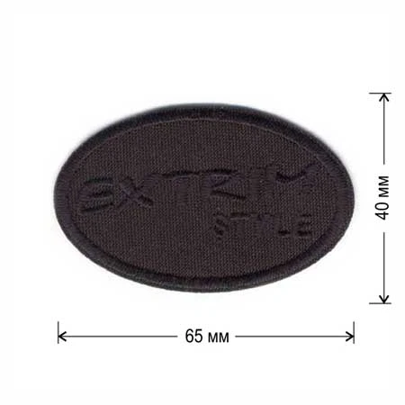 Нашивки для ремонта одежды Embroidery Extrim Style 65x40 мм 10 шт (68801) - Фото 4 Нашивки для ремонта одежды Embroidery Extrim Style 65x40 мм 10 шт (68801) - изображение 4