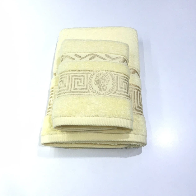Рушник махровий Parisa Home Цезар 70*140 см жовтий - зображення 4