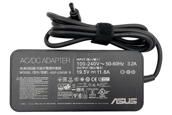 Блок питания Asus VivoBook Pro 15 N580VN Asus 19.5V 11.8A 230W 5.5*2.5 Slim Original PRC (ADP-230GB B) - Фото 1 Блок питания Asus VivoBook Pro 15 N580VN Asus 19.5V 11.8A 230W 5.5*2.5 Slim Original PRC (ADP-230GB B) - изображение 1